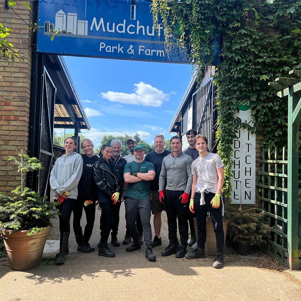 AssuredPartners Team Volunteering Day at Mudchute Farm